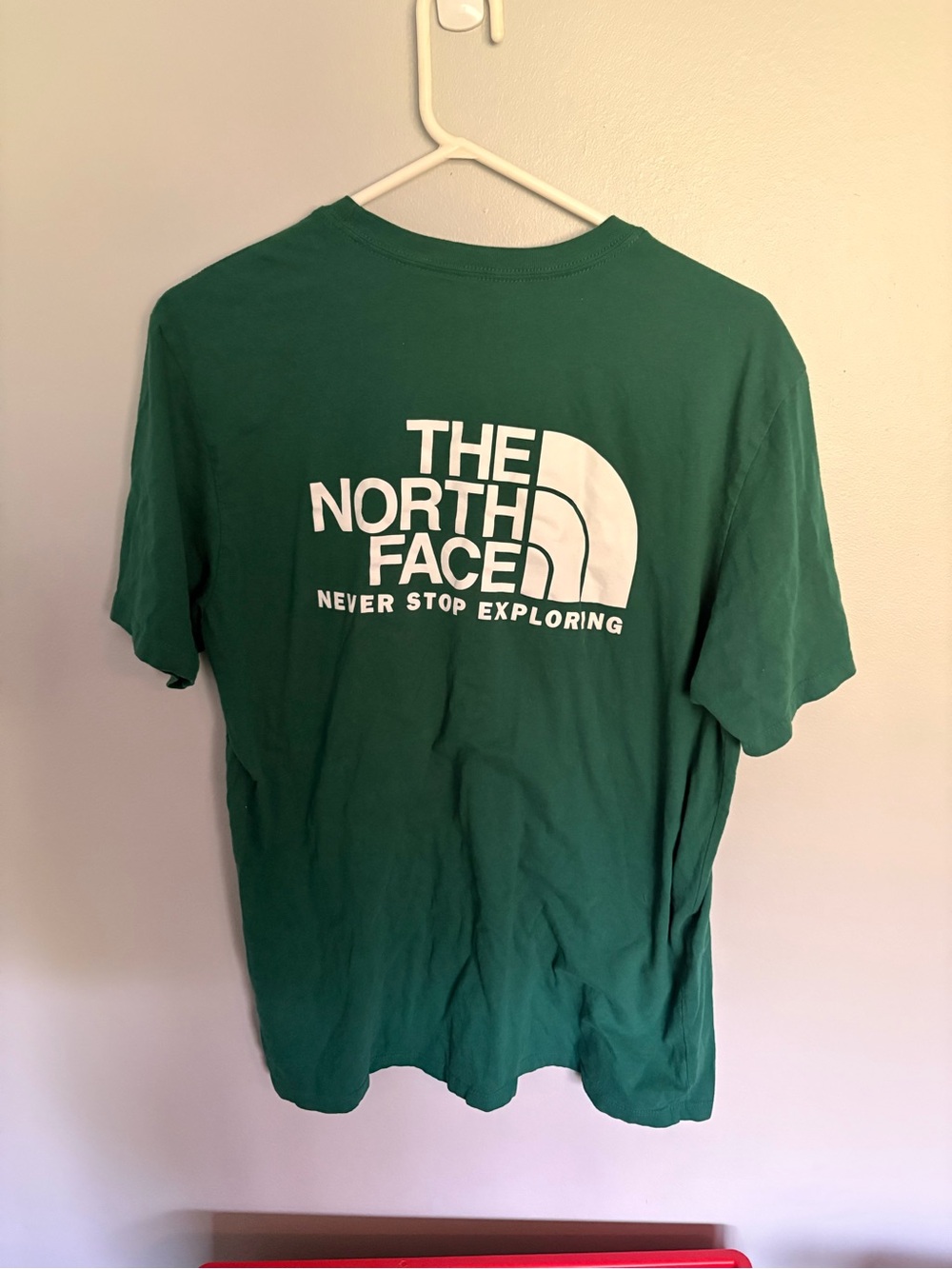 The North Face Men’s Green Tee with White Logo